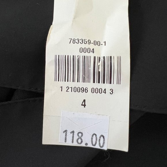 Banana Republic Black Sleeveless Fit Flare Dress Back Cutout size 4 - Picture 10 of 11